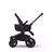 Refurbished Bugaboo Donkey 5 Mono bassinet and seat stroller black base, midnight black fabrics, sunrise red sun canopy - Thumbnail Slide 10 of 10