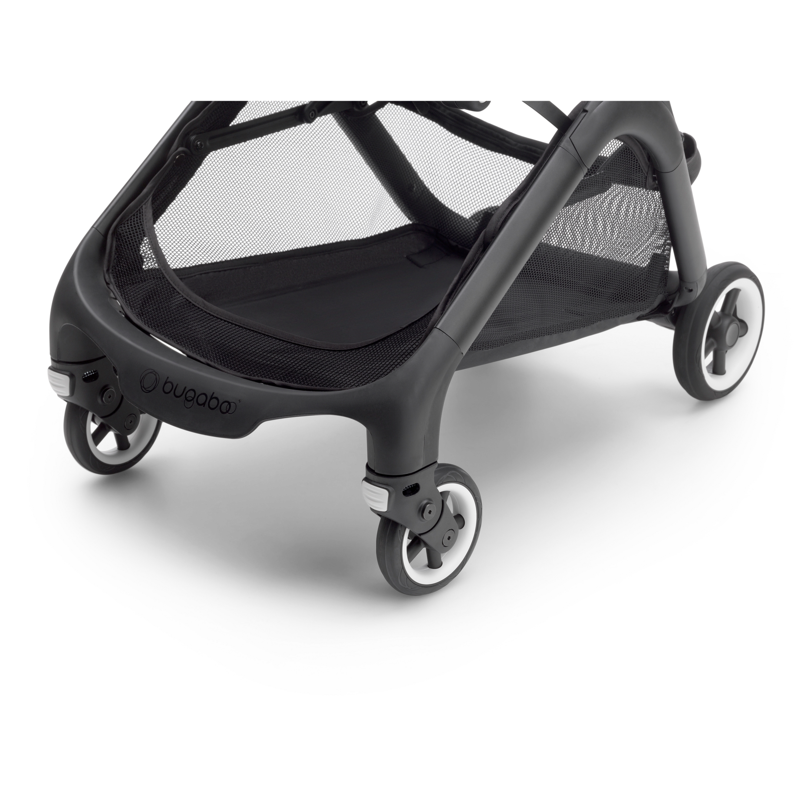 Bugaboo Butterfly travel stroller black base, midnight black fabrics, midnight black sun canopy - Thumbnail Slide 5 of 13