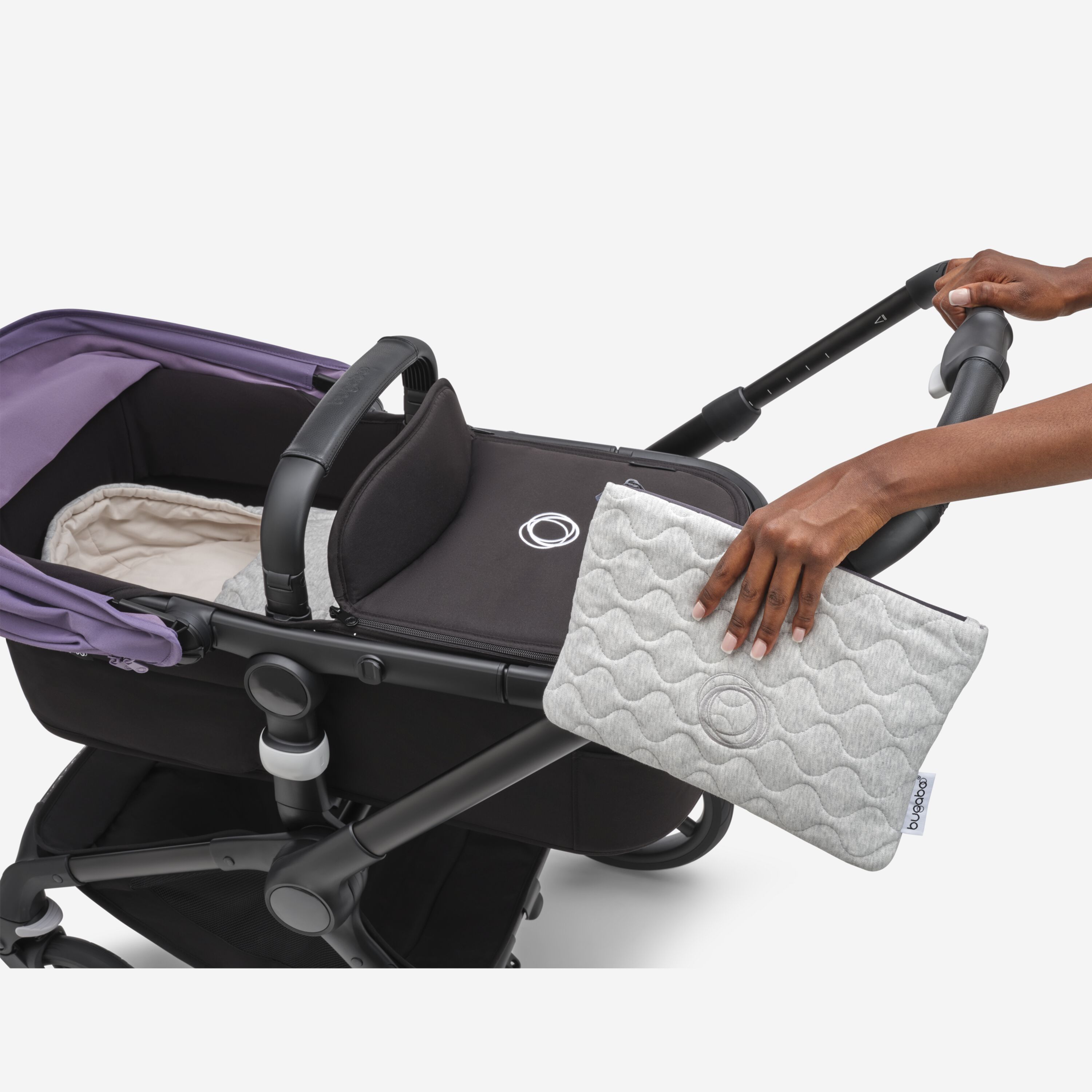 Bugaboo changing clutch LIGHT GREY MELANGE - Main Modal Image Slide 5 of 7