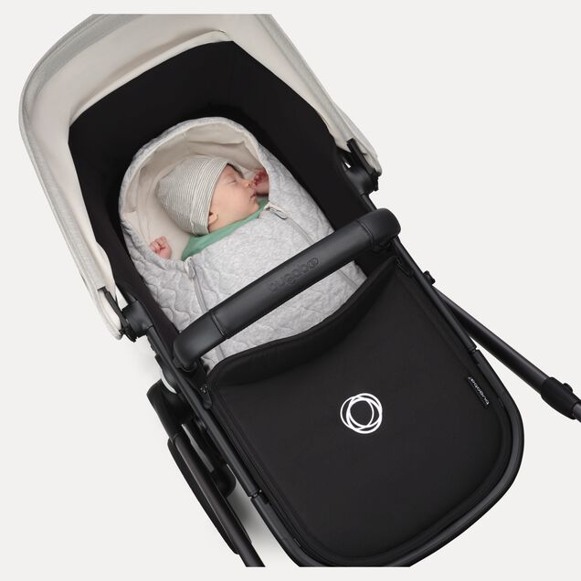 Bugaboo newborn inlay LIGHT GREY MELANGE - Main Image Slide 2 of 10