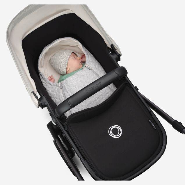 Bugaboo newborn inlay LIGHT GREY MELANGE - Main Image Slide 2 of 10