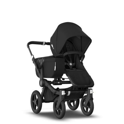 Bugaboo Donkey 3 Mono Complete black sun canopy, black seat, black chassis - view 1