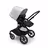 Bugaboo Fox 3 bassinet and seat stroller black base, midnight black fabrics, misty white sun canopy - Thumbnail Slide 6 of 9