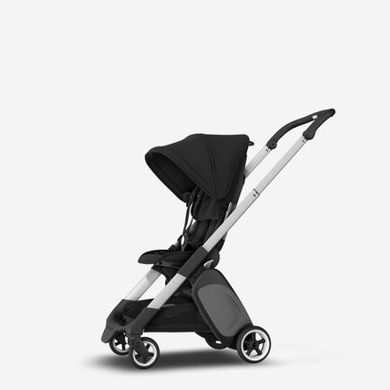 Bugaboo Ant seat stroller black sun canopy, black fabrics, aluminium base