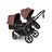 Bugaboo x Artipoppe Kangaroo Limited edition 2-in-1 tandem stroller black base, heritage black fabrics, bugaboo x artipoppe sun canopy - Thumbnail Slide 3 of 10