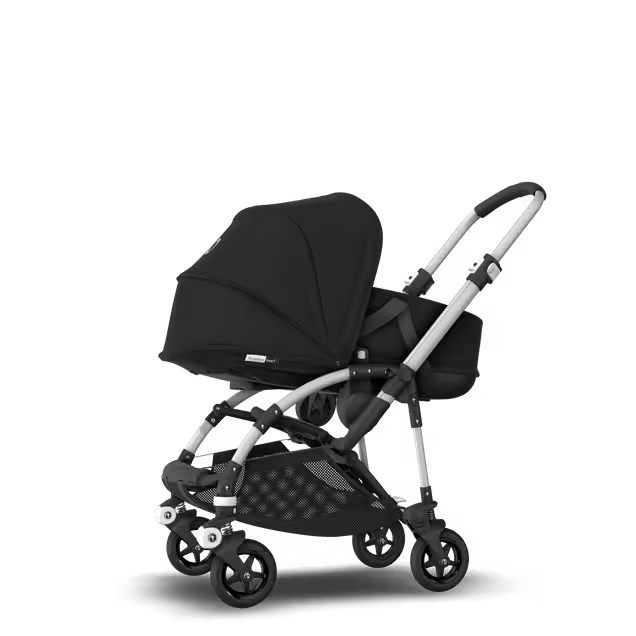 Bugaboo Bee 5 travel system black sun canopy, black fabrics, aluminium base - Main Image Slide 3 of 15
