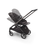 Bugaboo Dragonfly pram with seat in different recline positions.