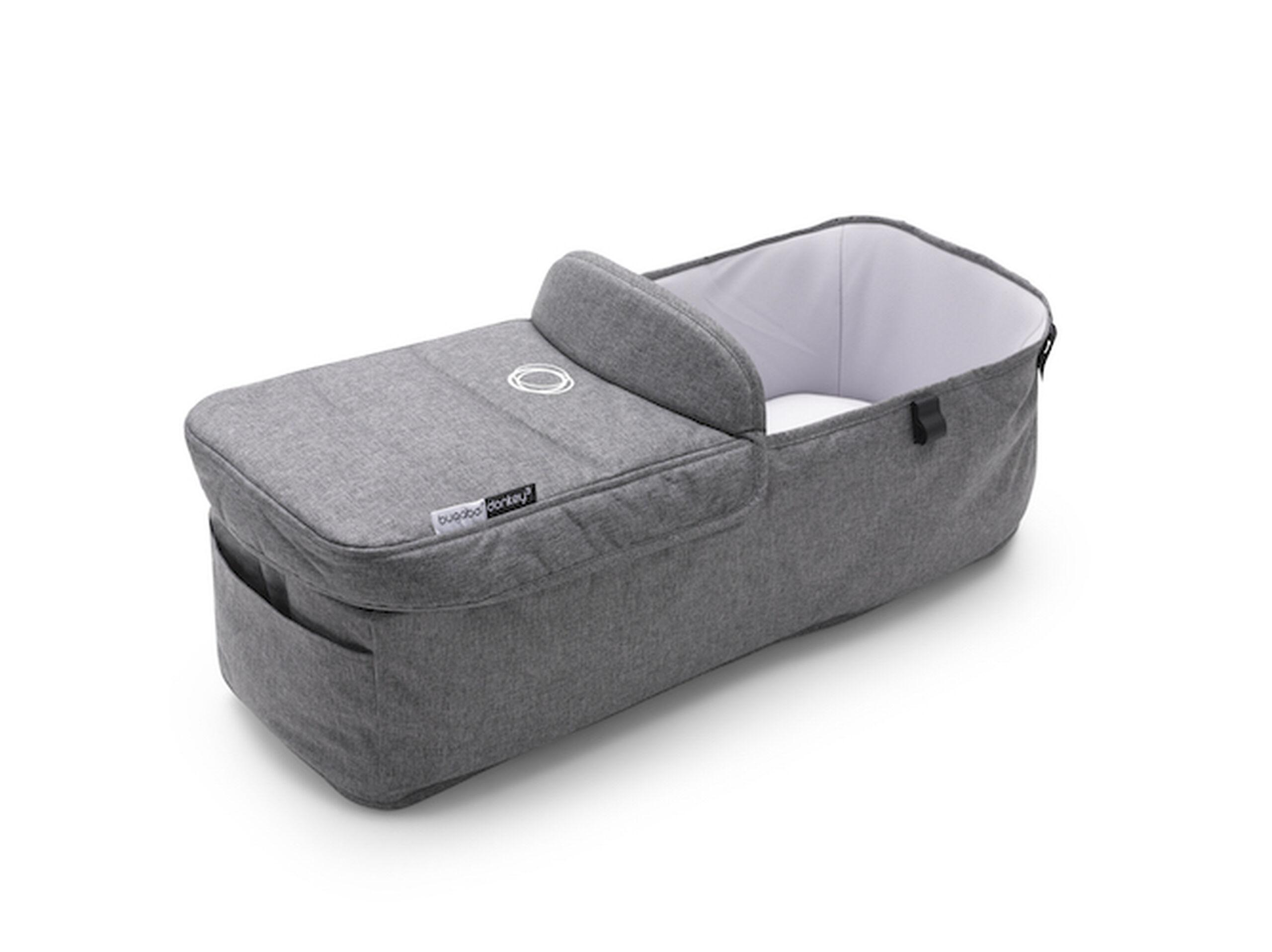 Donkey 3 bassinet fabric complete | Grey mélange - Thumbnail Slide 2 of 2