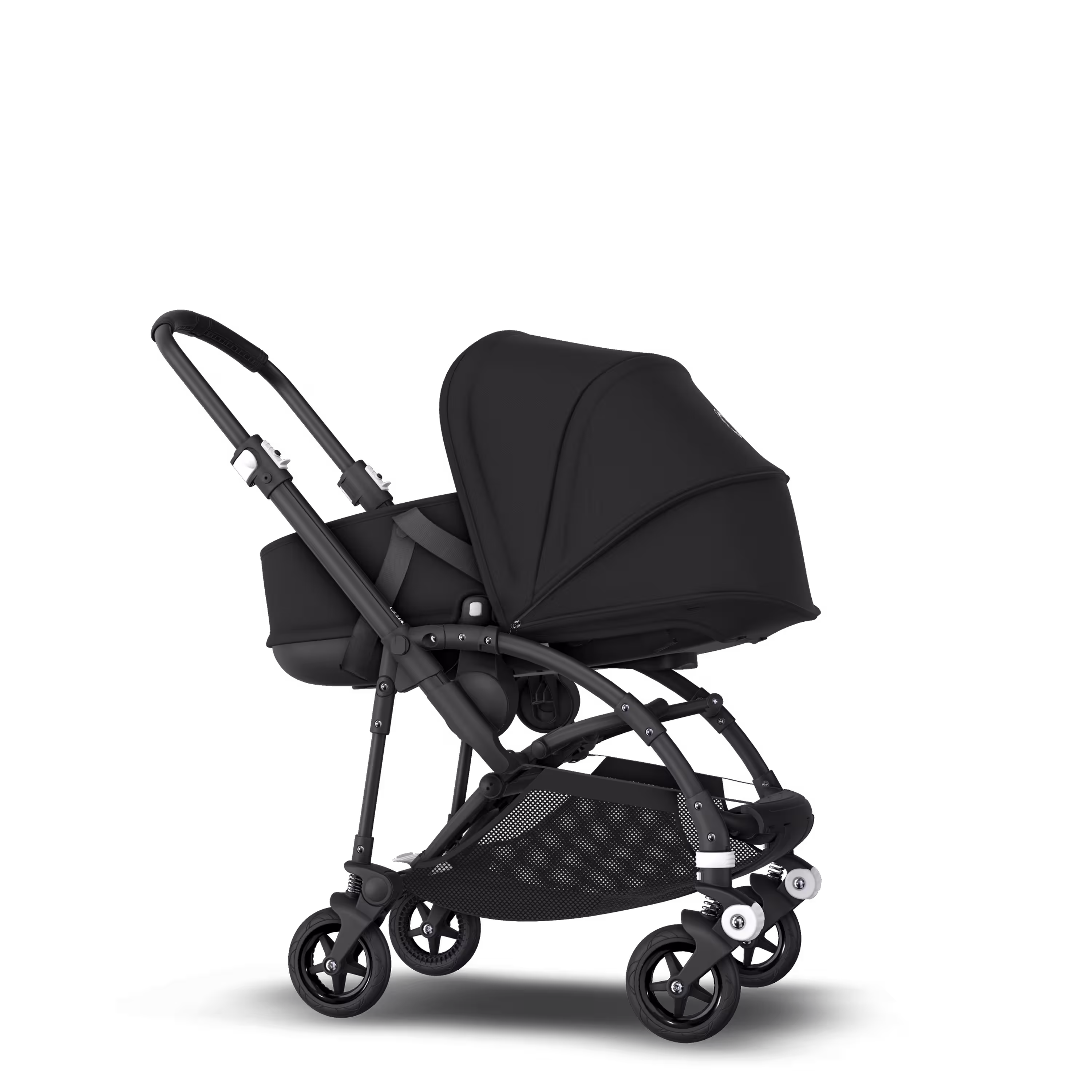 Bugaboo Bee 5 travel system black sun canopy, black fabrics, black base - Main Modal Image Slide 6 of 16