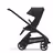 Side view of the Bugaboo Dragonfly seat pram with black chassis, midnight black fabrics and midnight black sun canopy. - Thumbnail Slide 2 of 16