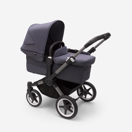 PP Bugaboo Donkey 5 Mono complete US GRAPHITE/STORMY BLUE-STORMY BLUE