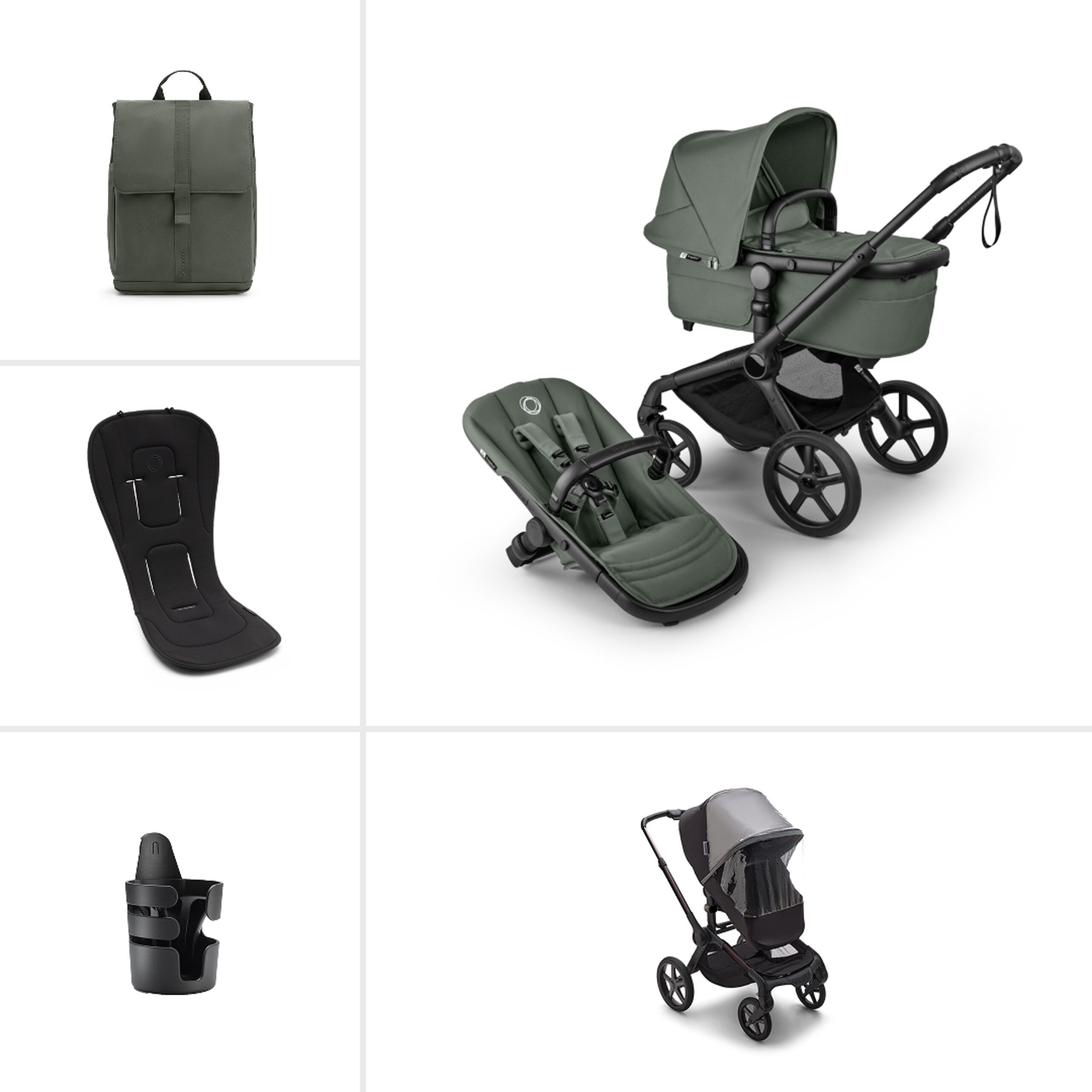 Bugaboo Fox 5 Renew Essential Stroller Bundle (summer) - Thumbnail Slide 1 of 6
