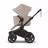 Bugaboo Donkey 6 2-in-1  stroller black base, desert taupe melange fabrics, desert taupe melange sun canopy - Thumbnail Slide 4 of 10
