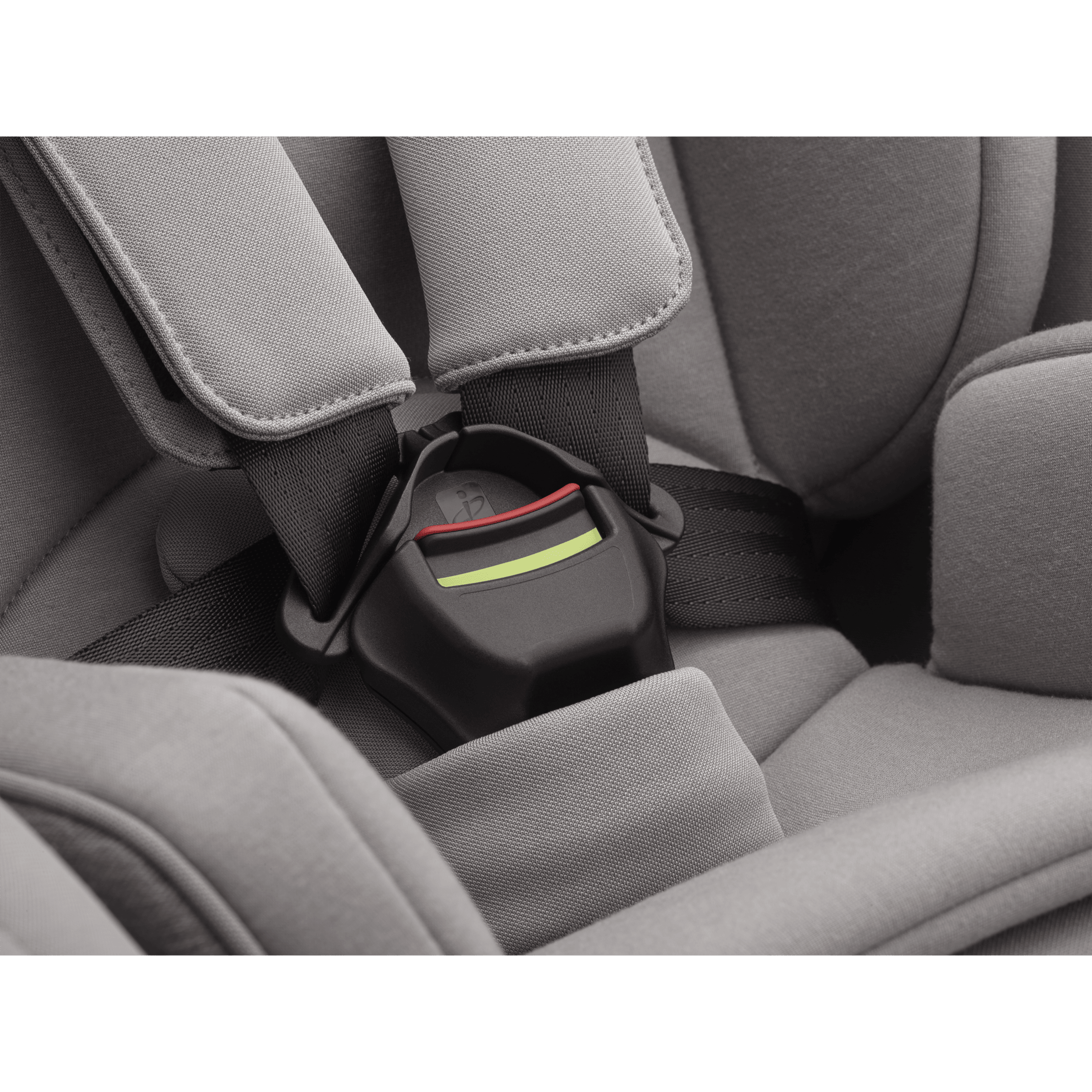 Close up of the 5-point safety harness of the Bugaboo Owl by Nuna. - Thumbnail Slide 9 of 13