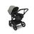 Bugaboo Donkey 5 Mono 2-in-1 stroller black base, midnight black fabrics, forest green sun canopy - Thumbnail Slide 2 of 12