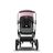 Bugaboo Fox 2 seat and carrycot pushchair soft pink sun canopy, grey melange fabrics, aluminium base - Thumbnail Slide 7 of 10