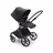 Bugaboo Fox Cub 2-in-1 stroller black base, midnight black fabrics, midnight black sun canopy - Thumbnail Slide 2 of 12