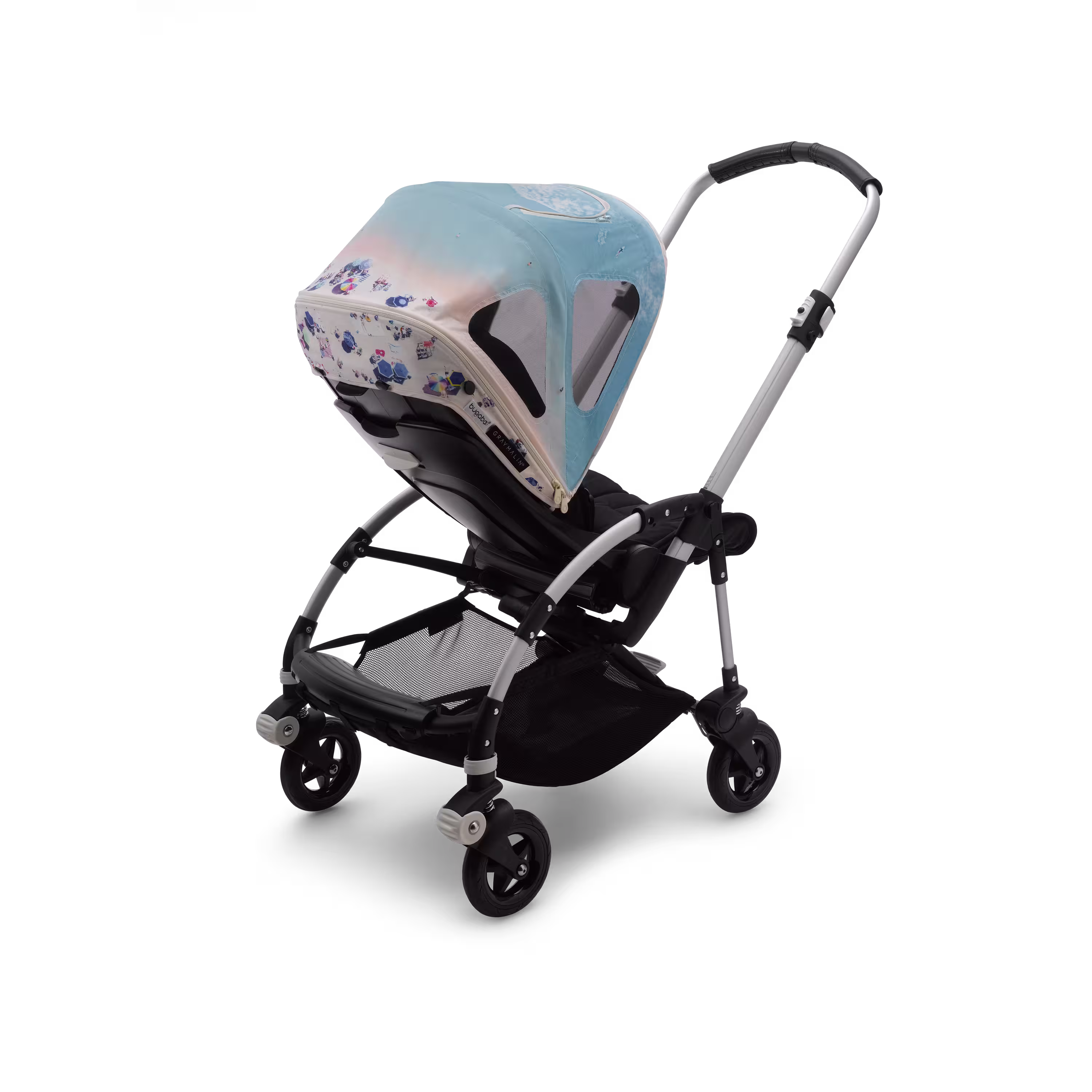 Bugaboo Bee 5 breezy sun canopy GRAY MALIN - Main Modal Image Slide 6 of 6