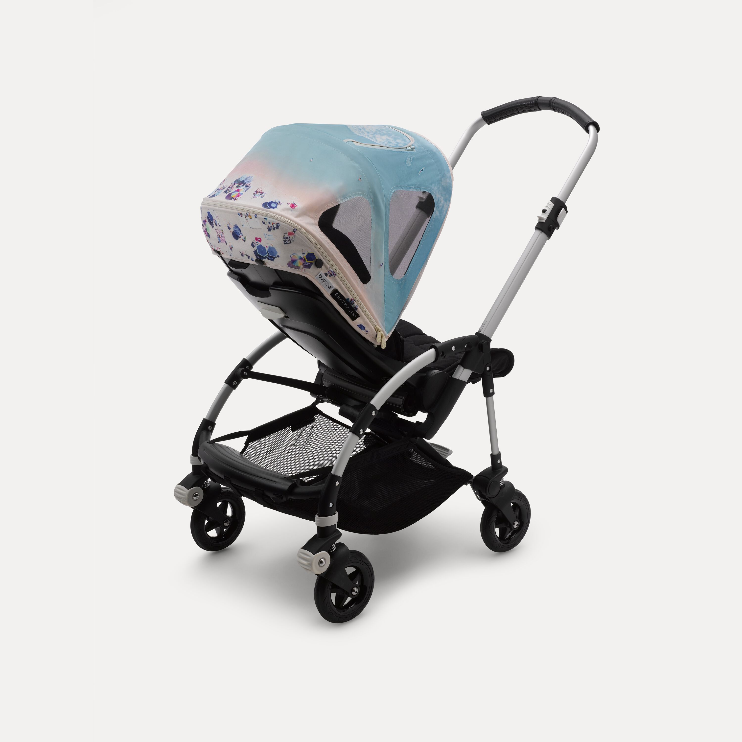Bugaboo Bee 5 breezy sun canopy GRAY MALIN - Main Modal Image Slide 6 of 6