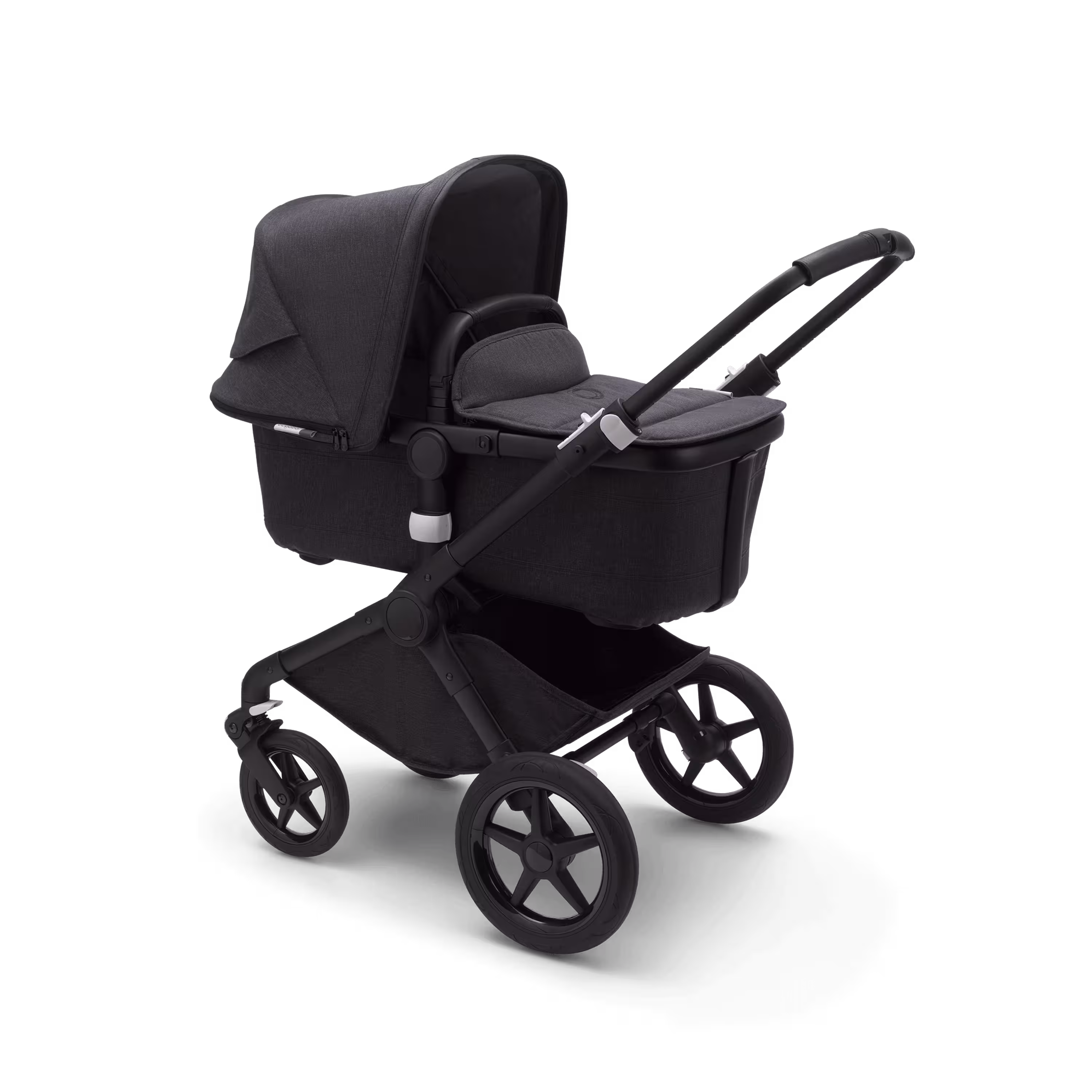 Bugaboo Fox 2 Mineral complete | BLACK/WASHED BLACK - Main Modal Image Slide 1 van 4