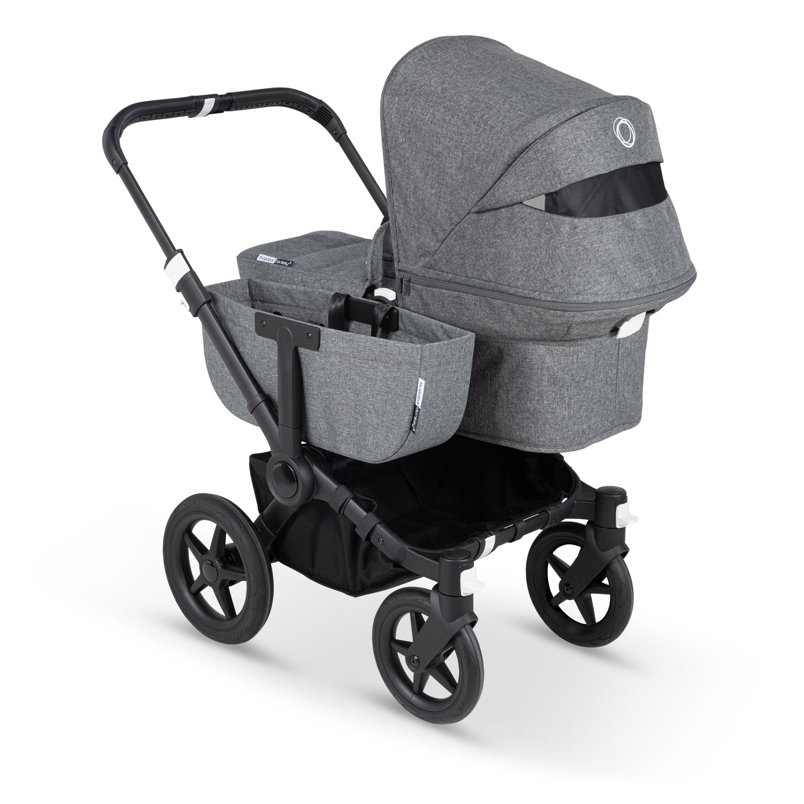 Bugaboo Donkey3 sun canopy GREY MELANGE - Thumbnail Slide 18 of 22