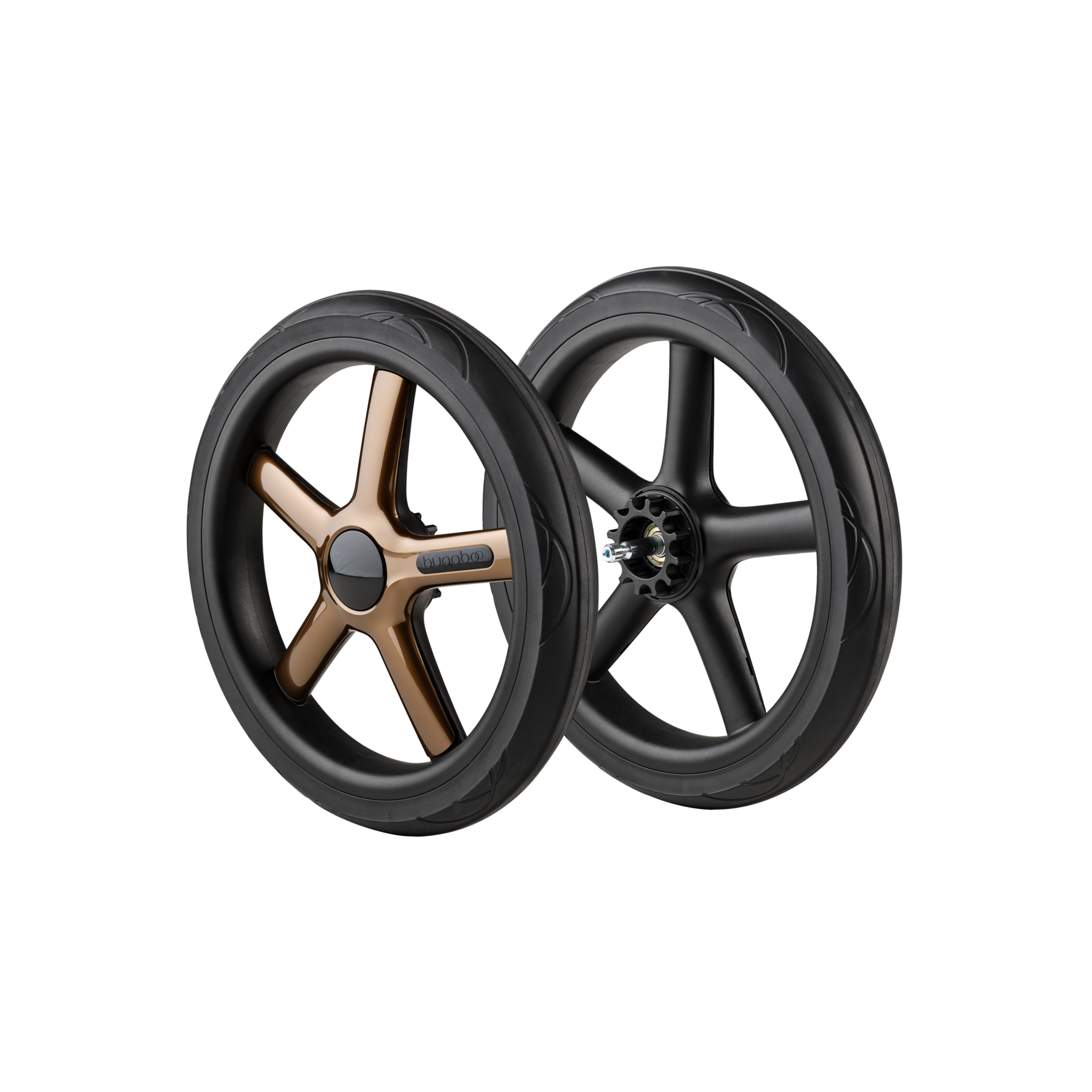 Bugaboo Fox 5 Noir Limited Edition rear wheels - Thumbnail Slide 1 of 3