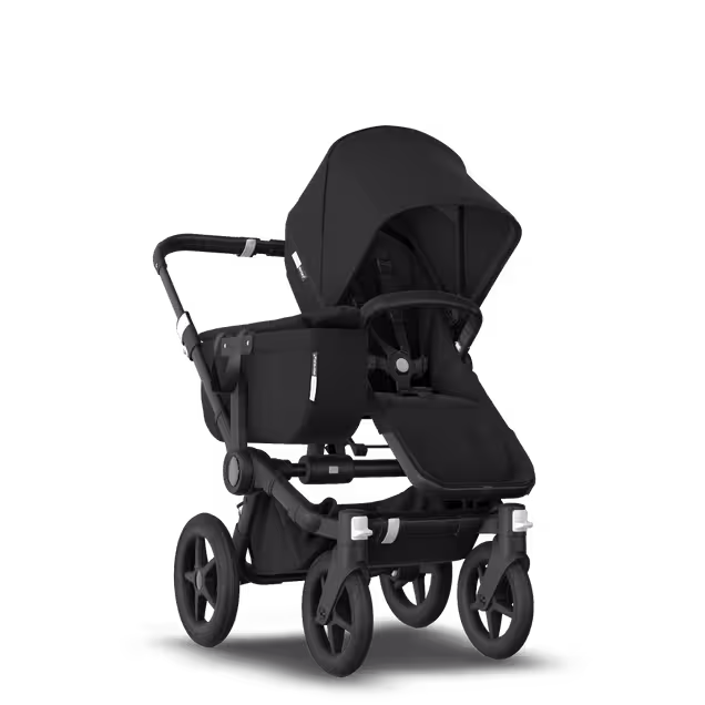 Bugaboo Donkey 3 Mono travel system black sun canopy, black fabrics, black base - Main Image Slide 7 of 16