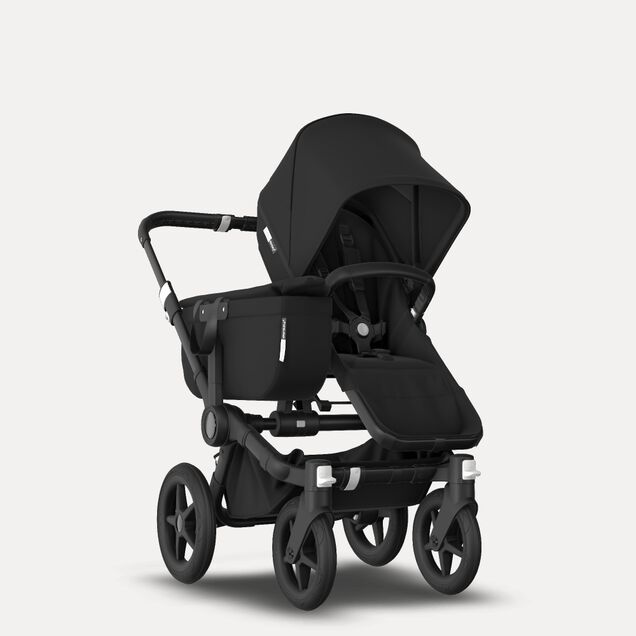 Bugaboo Donkey 3 Mono travel system black sun canopy, black fabrics, black base - Main Image Slide 7 of 16