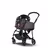 Bugaboo Bee 6 bassinet and seat stroller black base, grey fabrics, animal explorer pink/ red sun canopy - Thumbnail Slide 1 of 6