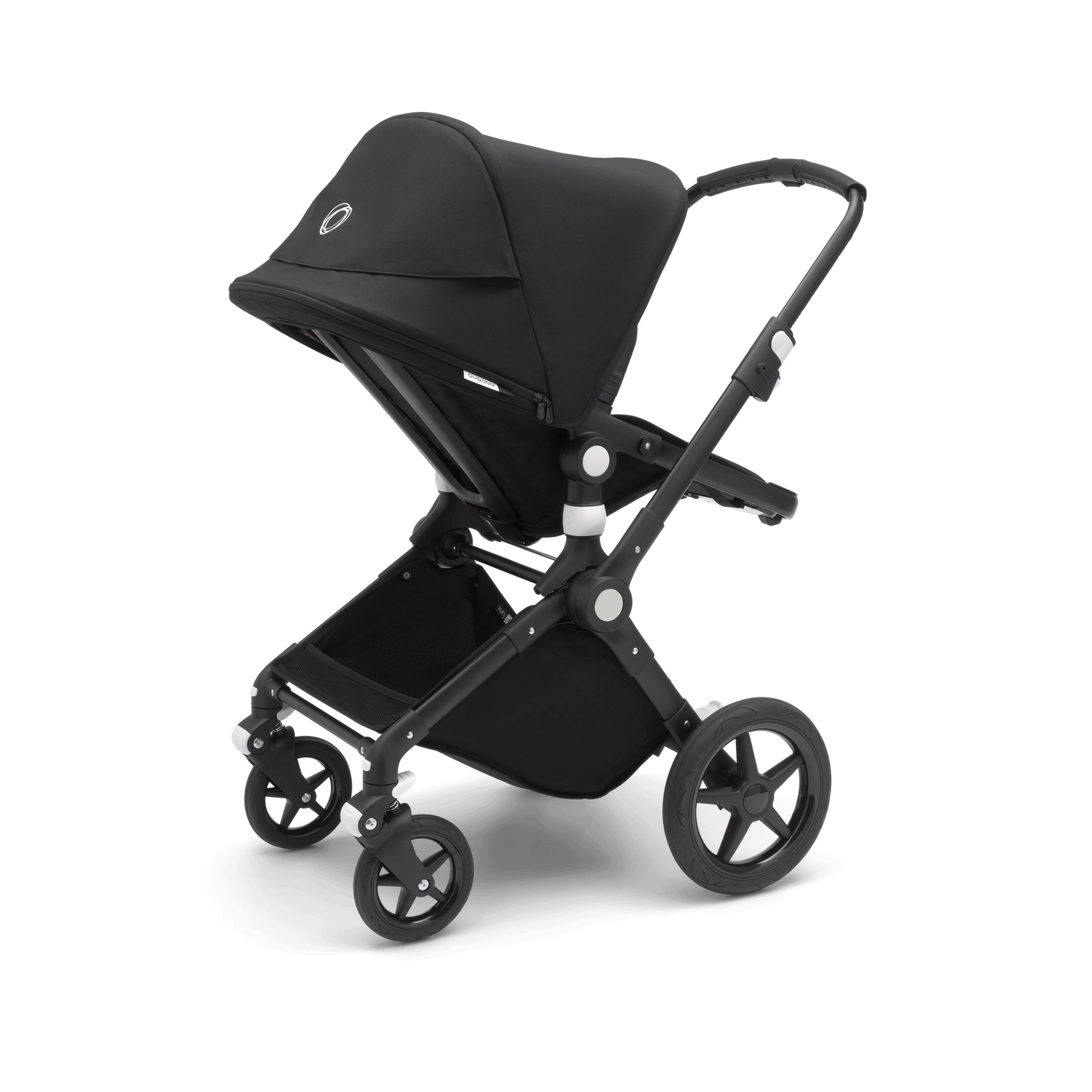 Bugaboo Lynx bassinet and seat stroller black sun canopy, black fabrics, black base - Thumbnail Slide 4 of 5