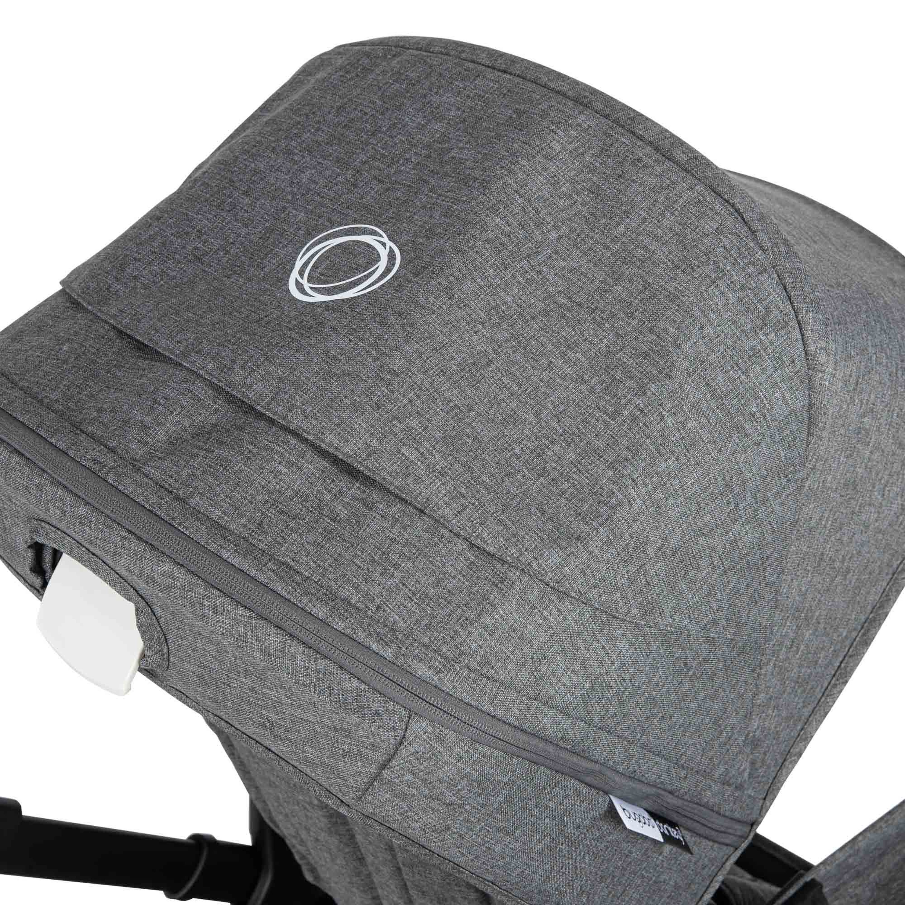 Bugaboo Donkey3 sun canopy GREY MELANGE - Main Modal Image Slide 12 of 22