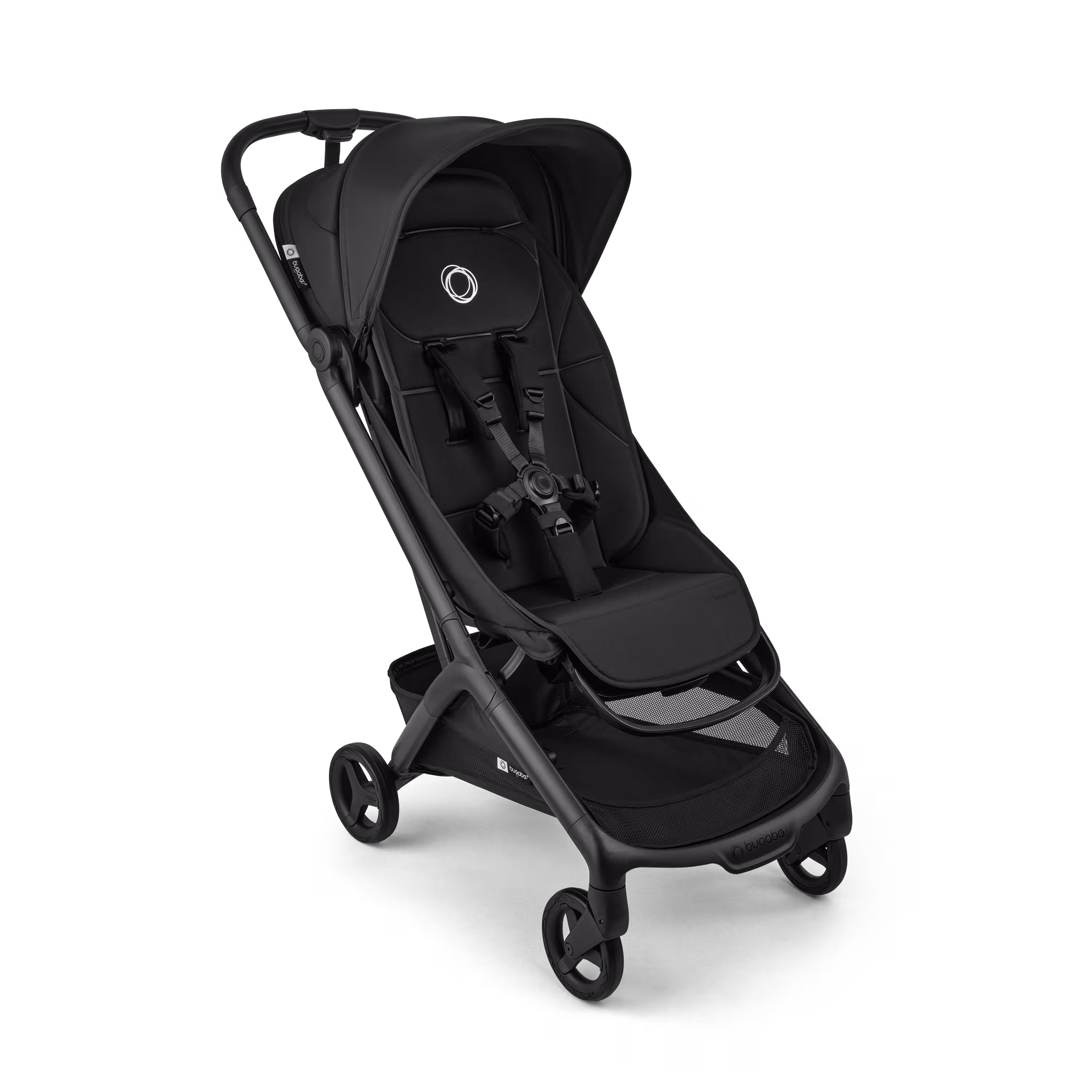 Bugaboo Butterfly 2 Plus travel stroller black base, heritage black fabrics, heritage black sun canopy - Main Modal Image Slide 1 of 12