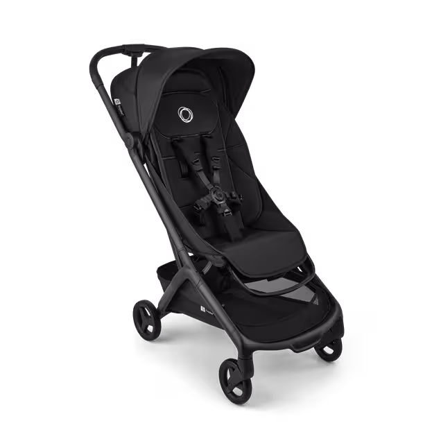 Bugaboo Butterfly 2 Plus travel stroller black base, heritage black fabrics, heritage black sun canopy - Main Image Slide 1 of 12