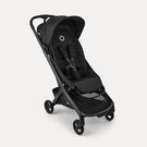 Bugaboo Butterfly 2 Plus travel stroller black base, heritage black fabrics, heritage black sun canopy