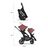 Bugaboo x Artipoppe Kangaroo Limited edition 2-in-1 tandem stroller black base, heritage black fabrics, bugaboo x artipoppe sun canopy - Thumbnail Slide 8 of 10