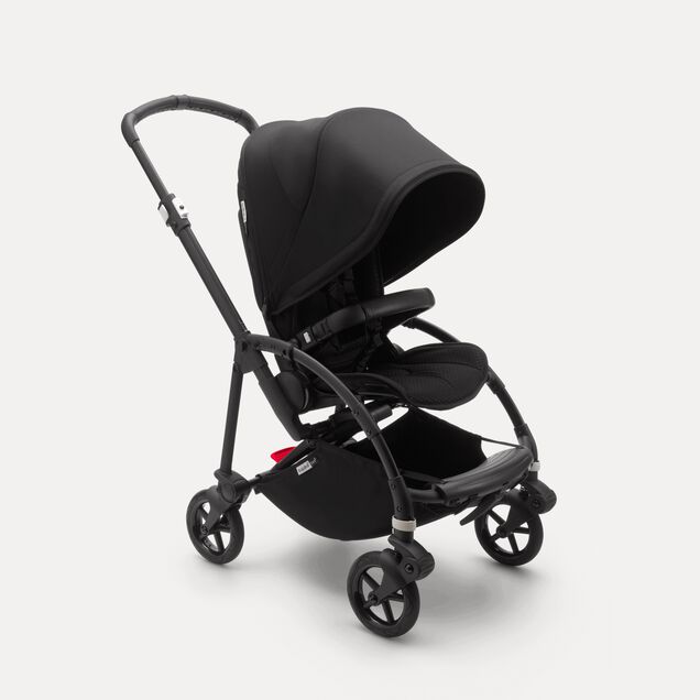 Bugaboo Bee 6 seat stroller black sun canopy, black fabrics, black base - Main Image Slide 1 of 2