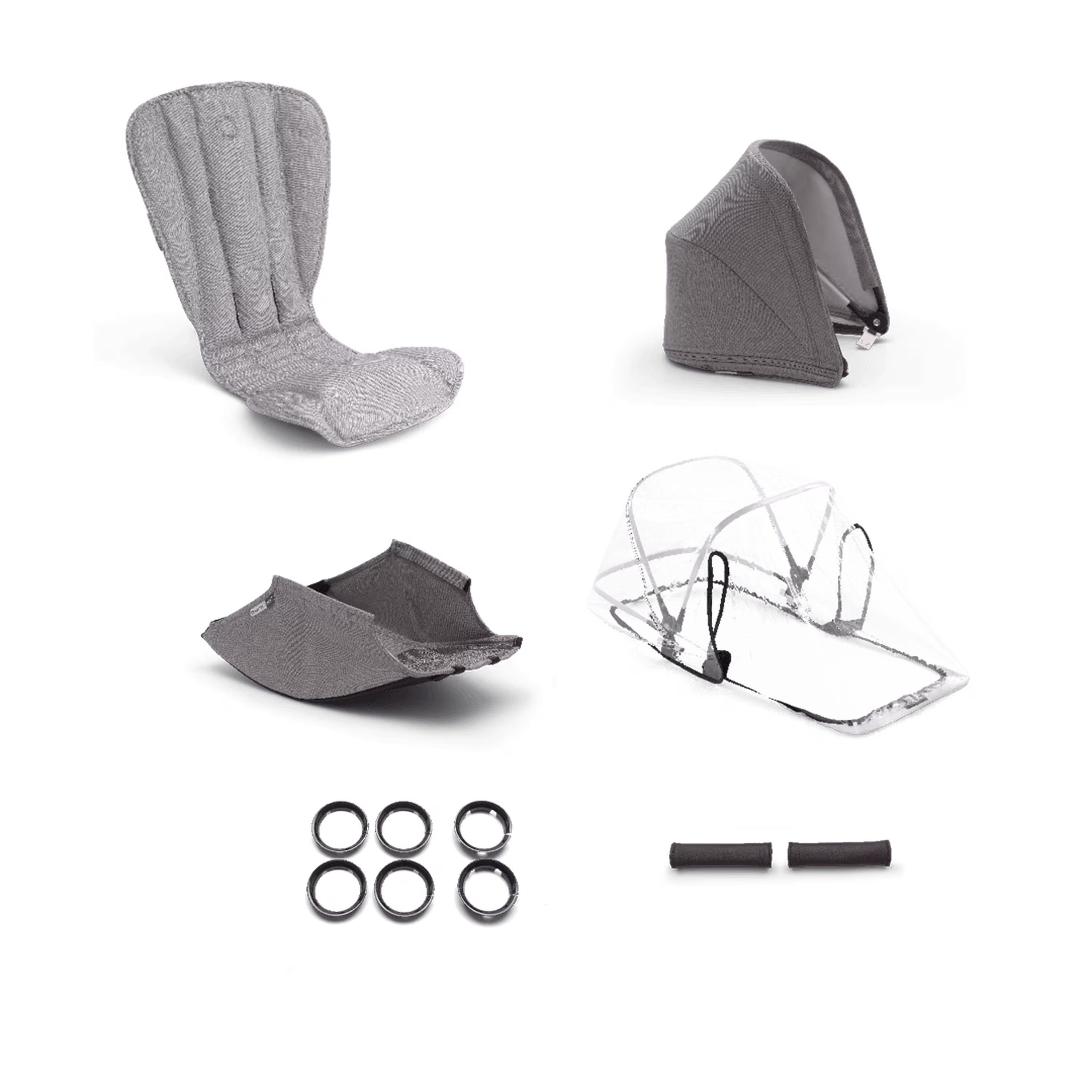 Bugaboo Bee5 Mineral style set complete UK LIGHT GREY - Main Modal Image Slide 1 of 2