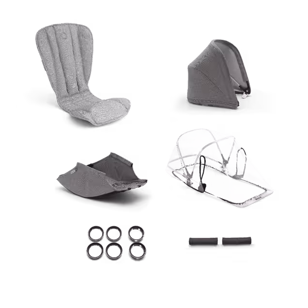 Bugaboo Bee5 Mineral style set complete UK LIGHT GREY - Main Image Slide 1 of 2