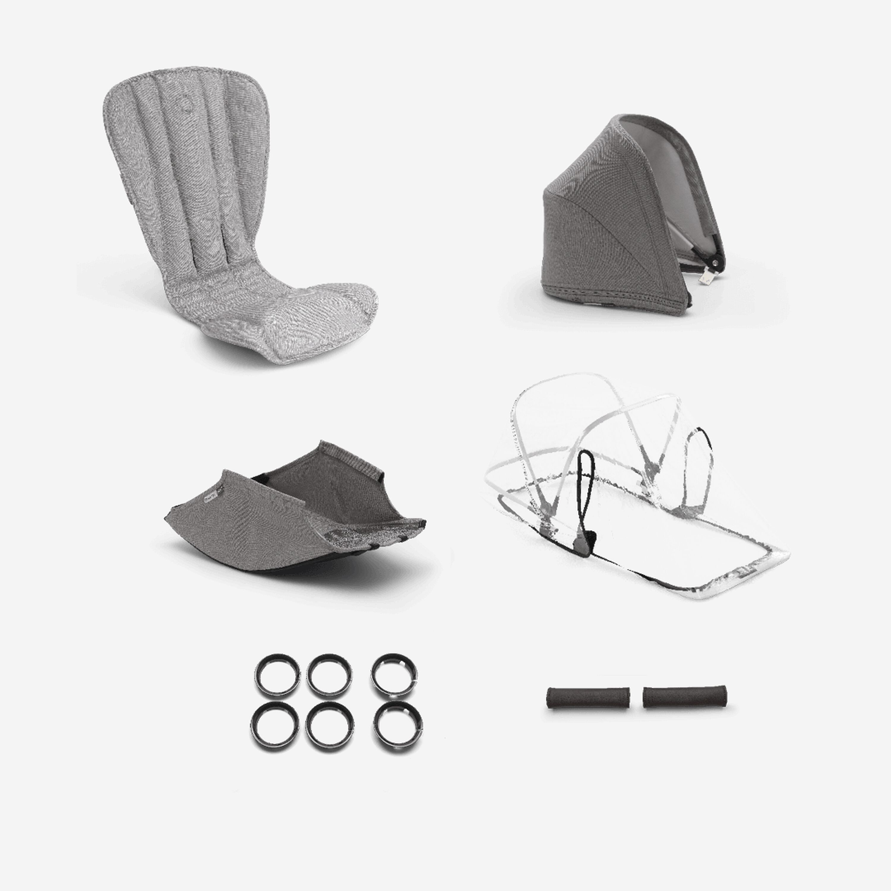 Bugaboo Bee5 Mineral style set complete UK LIGHT GREY - Main Modal Image Slide 1 of 2