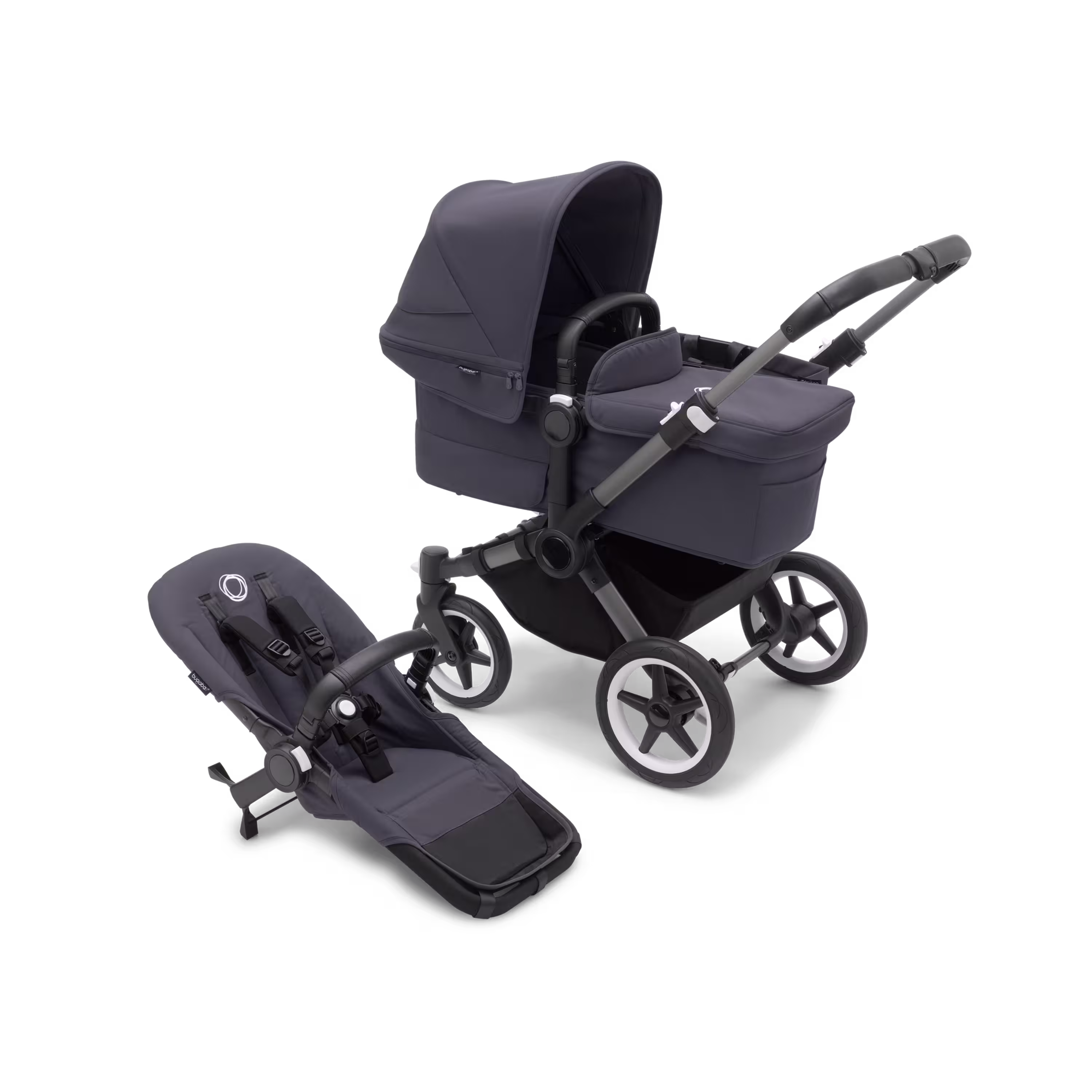 Bugaboo Donkey 5 Mono complete GRAPHITE/STORMY BLUE-STORMY BLUE - Main Modal Image Slide 10 of 10