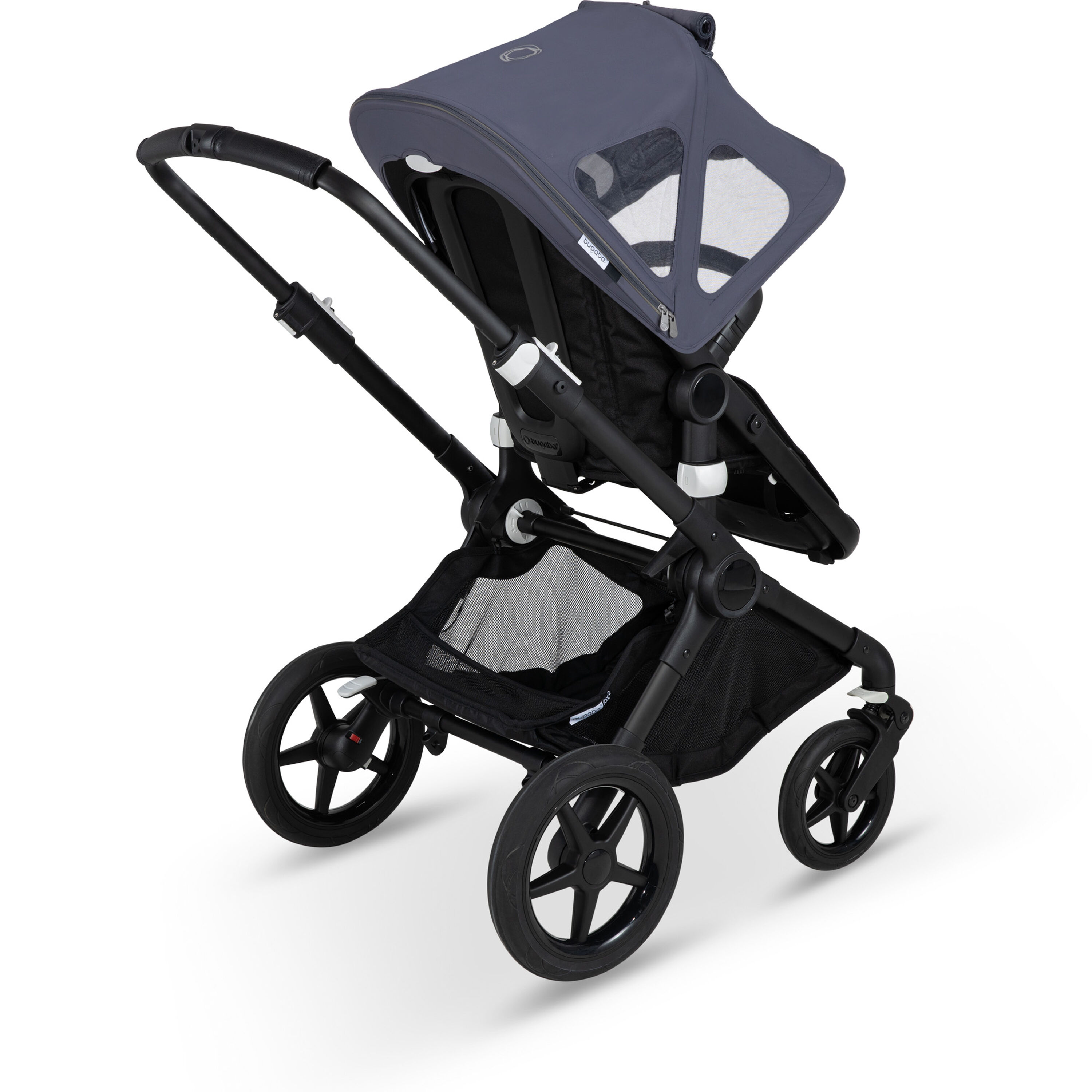 Refurbished Bugaboo Fox/Cameleon3 breezy sun canopy STELLAR/ STEEL BLUE - Main Modal Image Slide 10 of 20