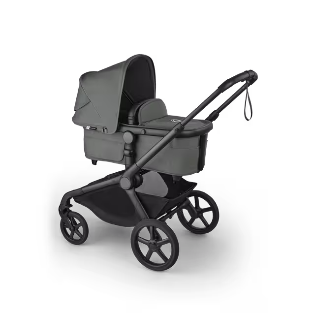 Bugaboo Kangaroo 2-in-1 stroller black base, forest green fabrics, forest green sun canopy - Main Image Slide 3 of 18