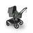 Bugaboo Kangaroo 2-in-1 stroller black base, forest green fabrics, forest green sun canopy - Thumbnail Slide 3 of 18