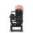 Bugaboo Donkey 5 Mono 2-in-1 stroller black base, midnight black fabrics, morning pink sun canopy - Thumbnail Slide 2 of 11