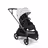 Bugaboo Dragonfly Plus seat stroller graphite base, heritage black fabrics, misty white sun canopy - Thumbnail Slide 1 of 11