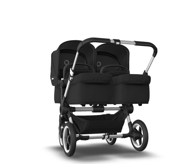 US - Bugaboo D3T stroller bundle aluminum black black - Main Image Slide 1 of 4