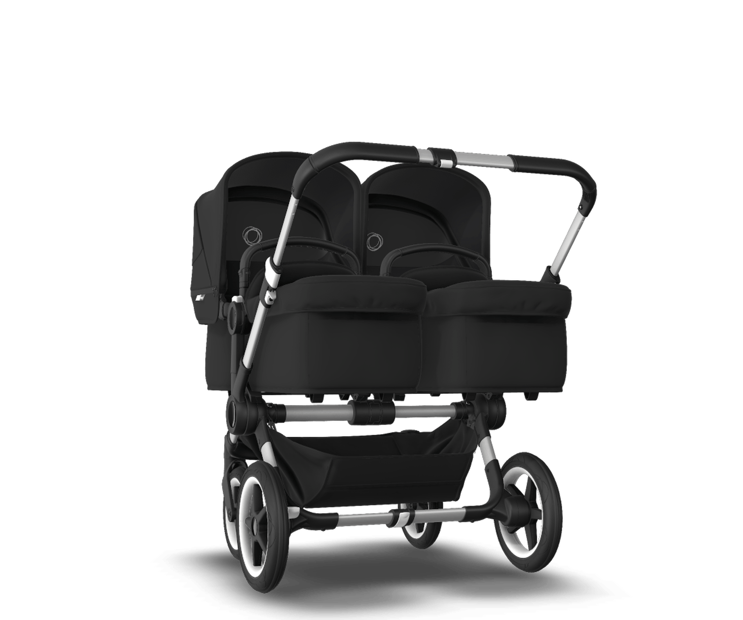 US - Bugaboo D3T stroller bundle aluminum black black - Thumbnail Slide 1 of 4