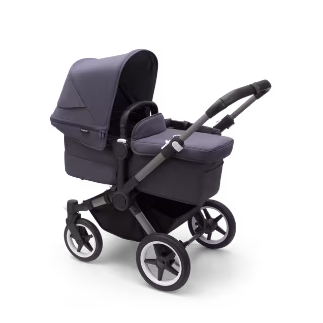 Bugaboo Donkey 5 Mono complete GRAPHITE/STORMY BLUE-STORMY BLUE - Main Image Slide 3 of 10