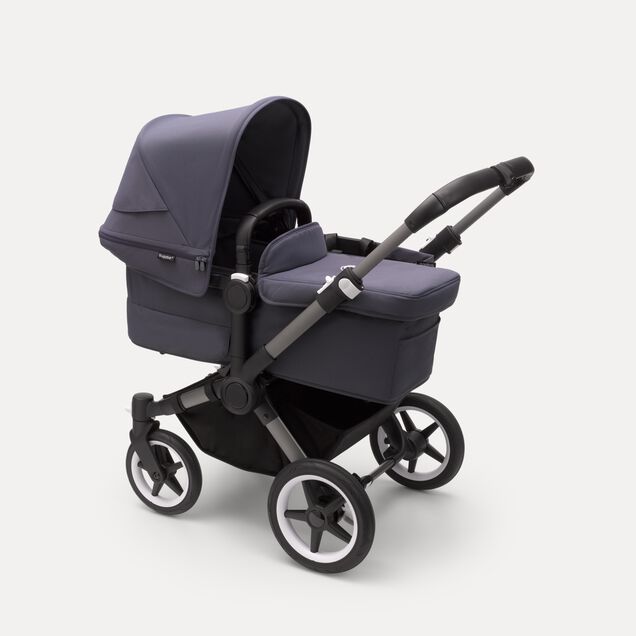 Bugaboo Donkey 5 Mono complete GRAPHITE/STORMY BLUE-STORMY BLUE - Main Image Slide 3 of 10