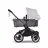 Bugaboo Donkey 5 Mono 2-in-1 stroller graphite base, grey mélange fabrics, misty white sun canopy - Thumbnail Slide 3 of 11
